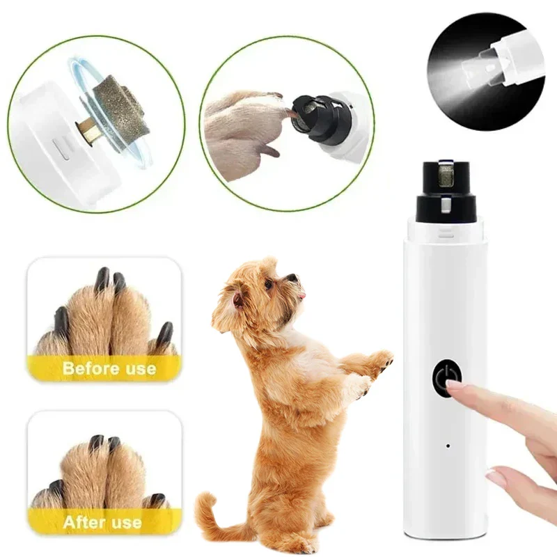 Kloslip hund - för Hund & Katt - USB-laddad med LED-ljus - Bild 3